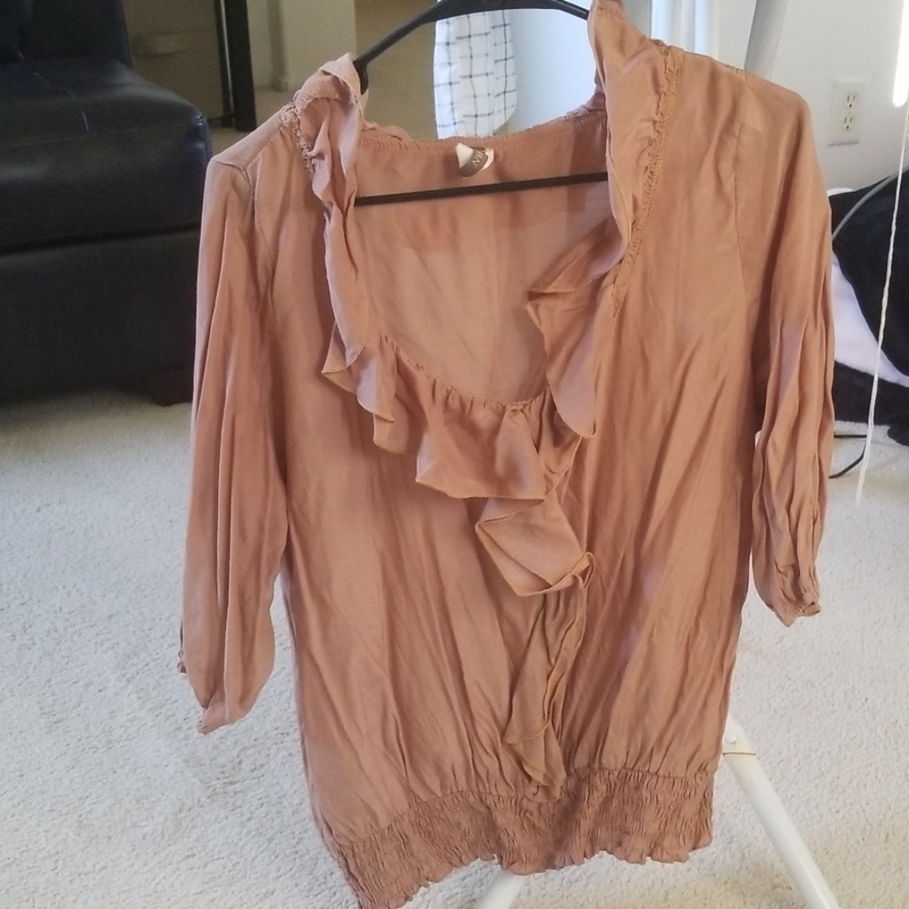 Tan Blouse